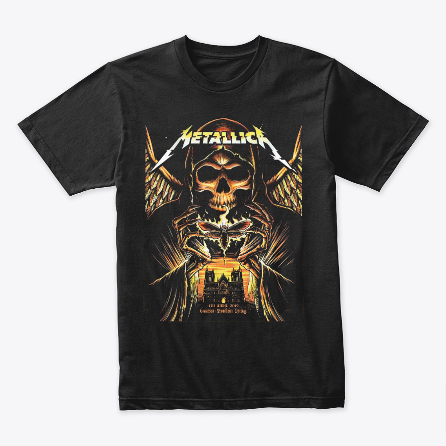 Camiseta Algodon Metallica Skull Poster 2019