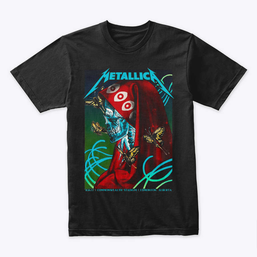 Camiseta Algodon Metallica Stadium Edmonton Poster