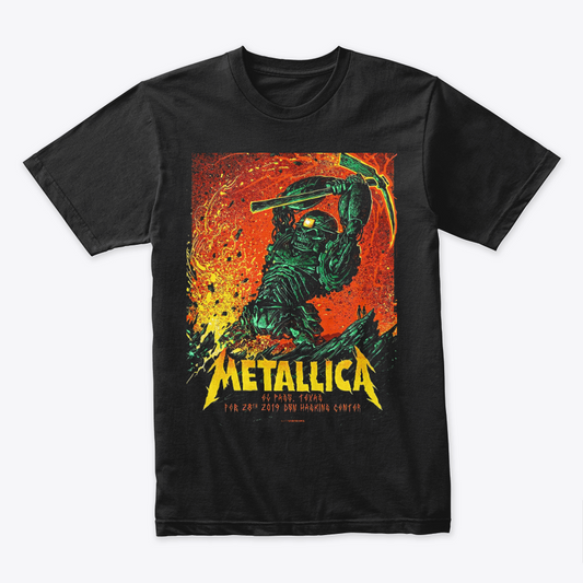 Camiseta Algodon Metallica Texas Poster 2019