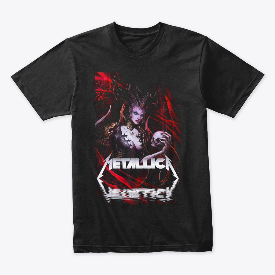 Camiseta Algodon Metallica Women Demon