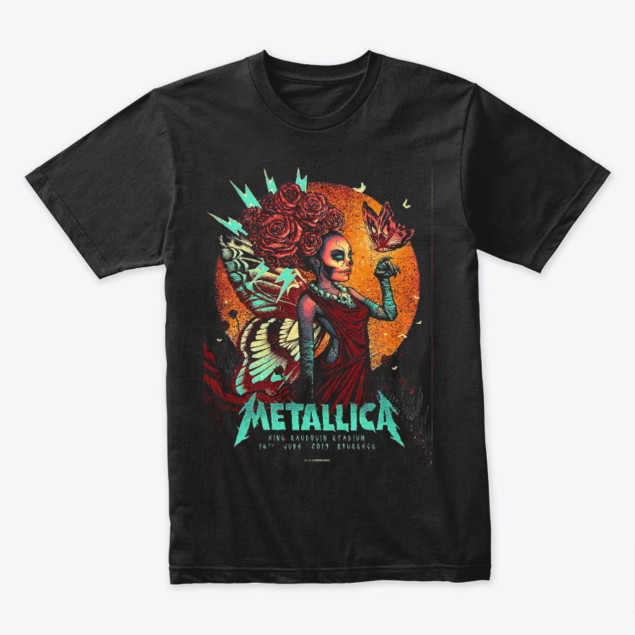Camiseta Algodon Metallica WorldWired Poster