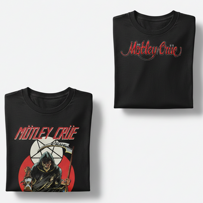 Camiseta Motley Crue Landers Center Poster 2014 doble estampado