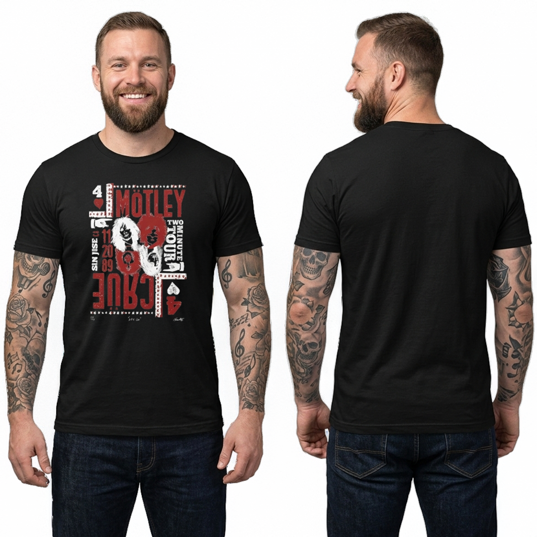 Camiseta Motley Crue Two minutes Tour