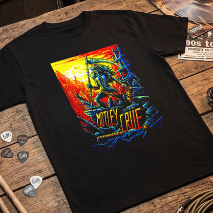 Camiseta Algodon Mötley Crüe Anniversary 8