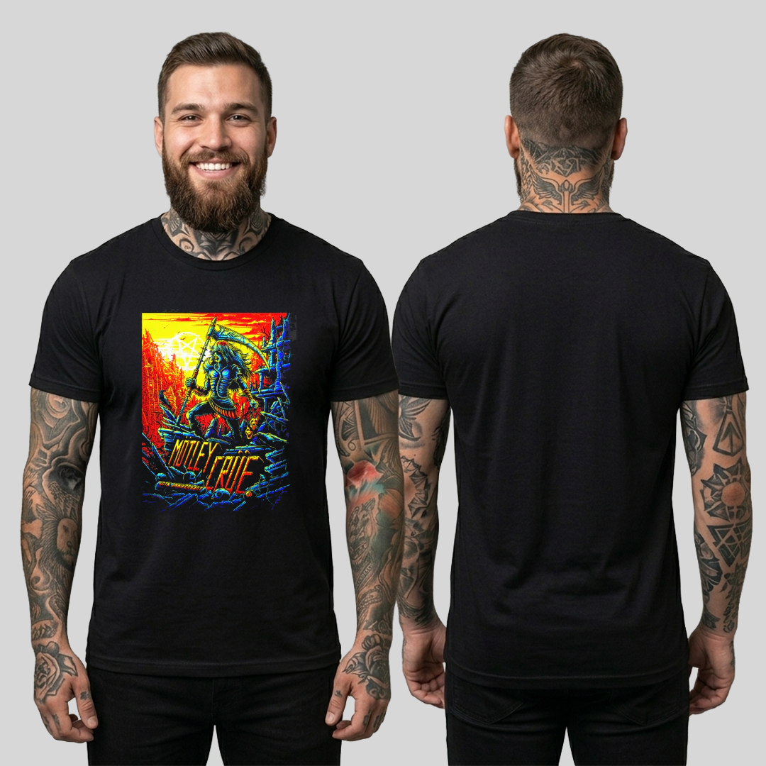 Camiseta Algodon Mötley Crüe Anniversary 8