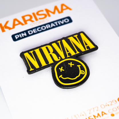 Pin Metálico Rock Nirvana