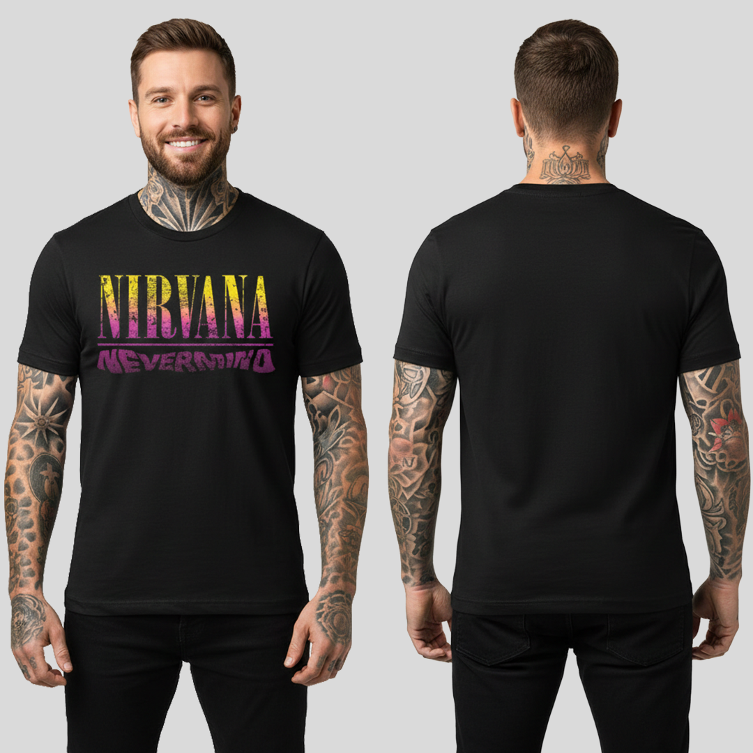 Camiseta Algodon Nirvana NeverMind