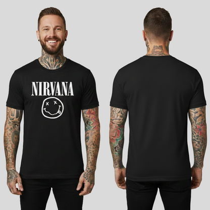 Camiseta en Algodon Nirvana logo