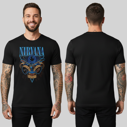 Camiseta Algodon Nirvana Krist Kurt Dave