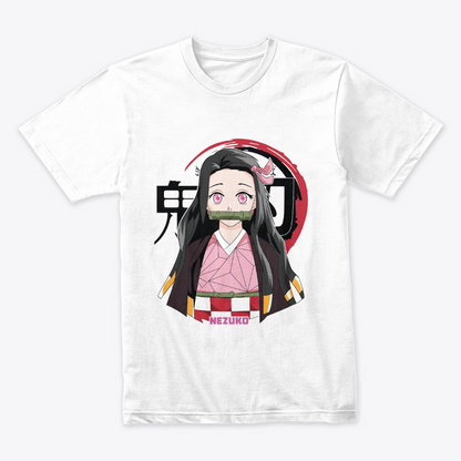 Camiseta Algodon Nezuko Logo Art