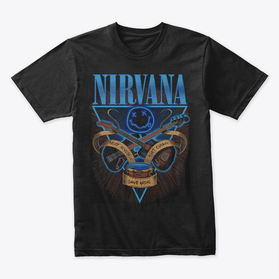 Camiseta Algodon Nirvana Krist Kurt Dave