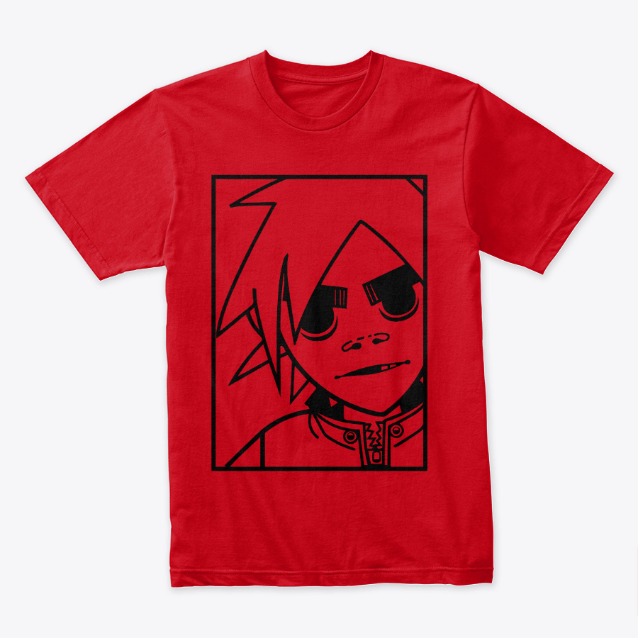 Camiseta Algodón Rock Style Gorillaz