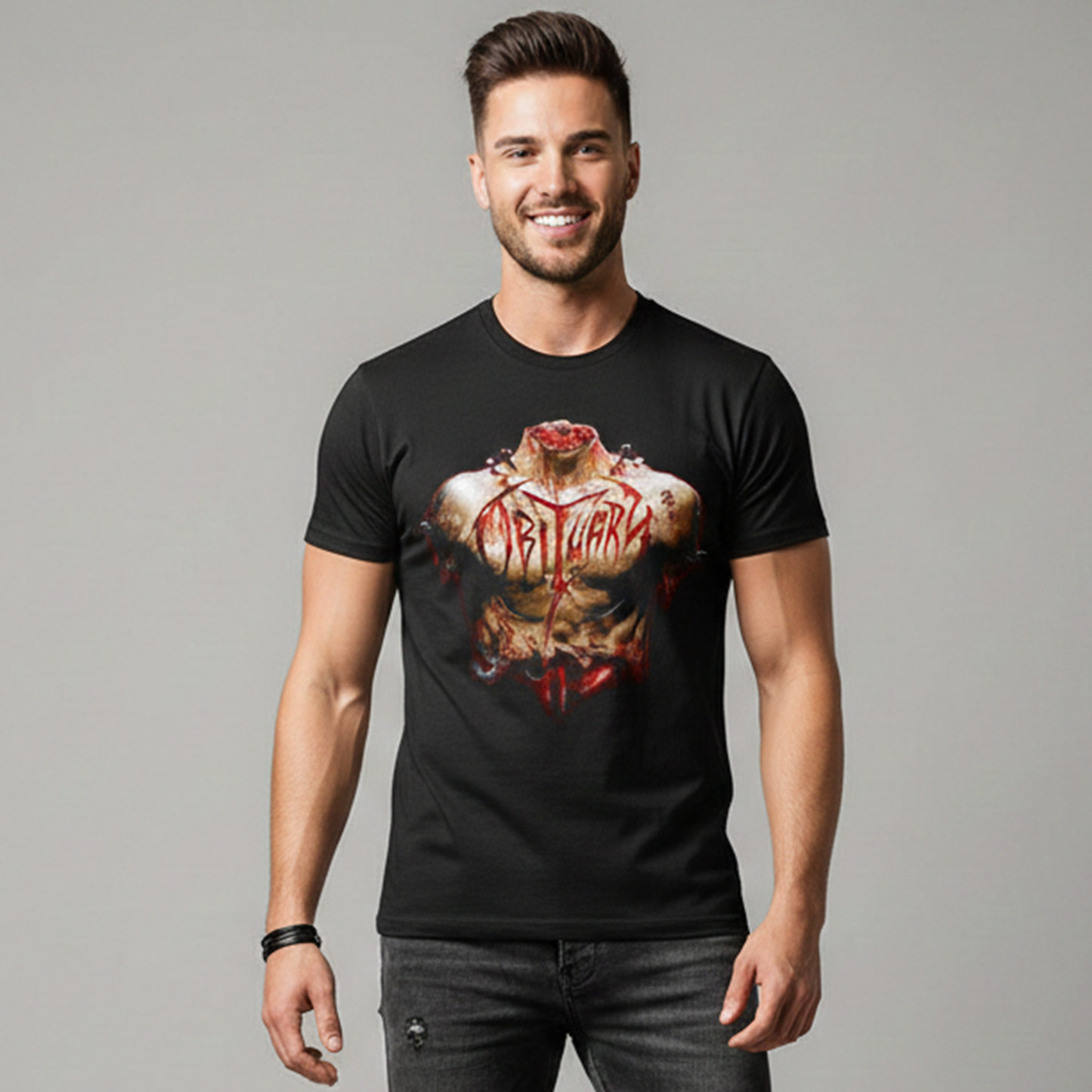 Camiseta Algodón Obituary Inked in Blood