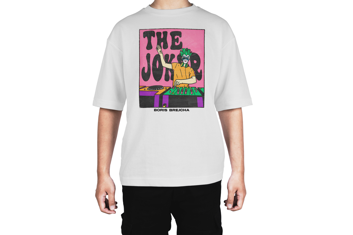 Camiseta Oversized Boris Brejcha Joker illustration