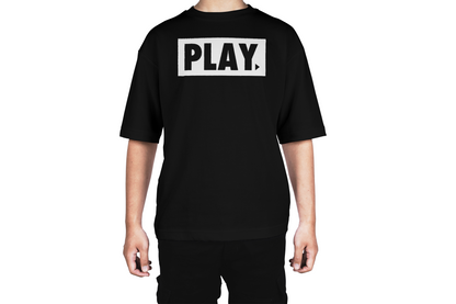 Camiseta Oversize Boris Brejcha Play Logo
