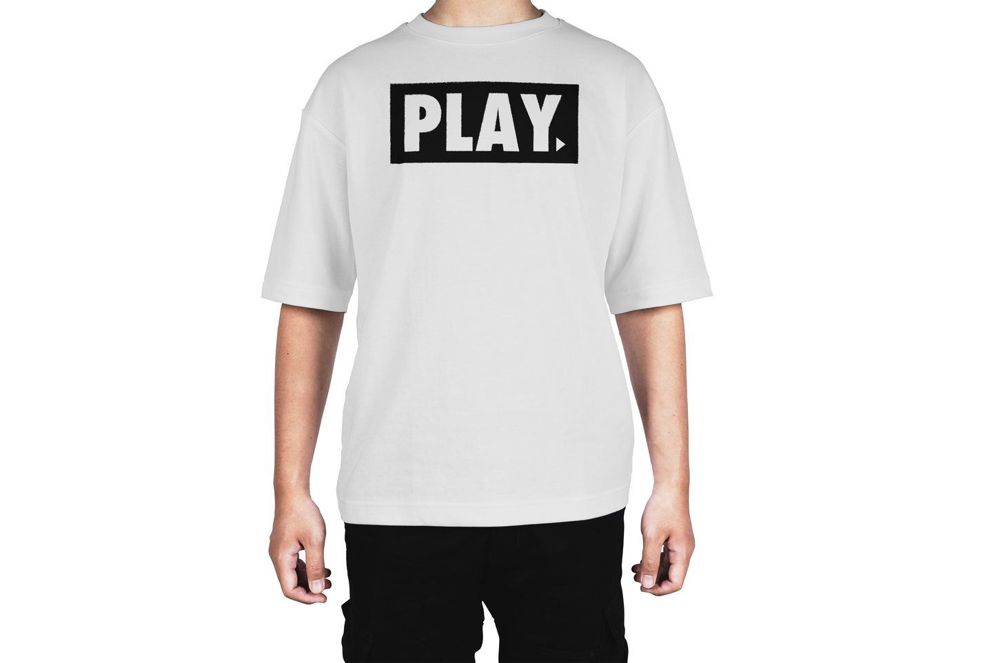 Camiseta Oversize Boris Brejcha Play Logo