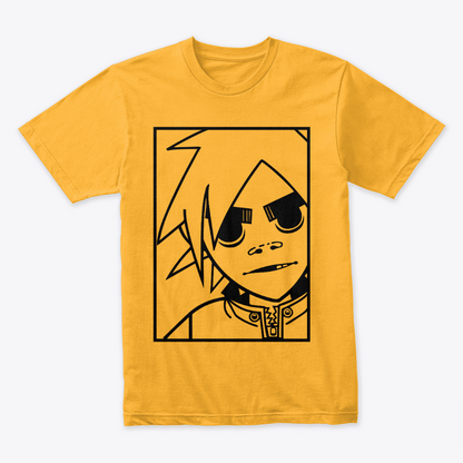 Camiseta Algodón Rock Style Gorillaz