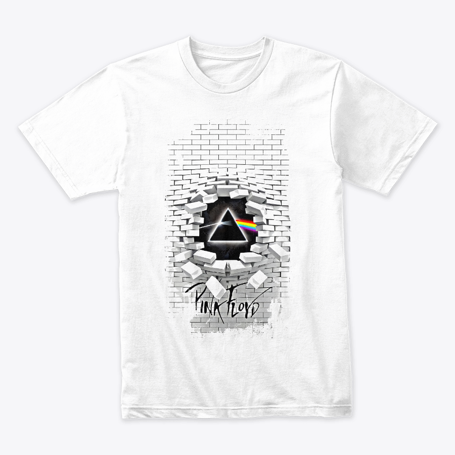 Camiseta Algodon Pink Floyd The Wall Logo Poster