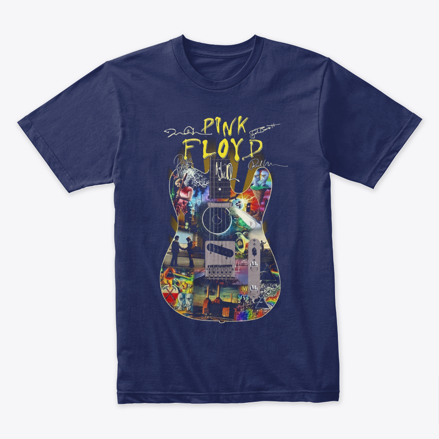 Camiseta Algodon Pink Floyd Guitar Style