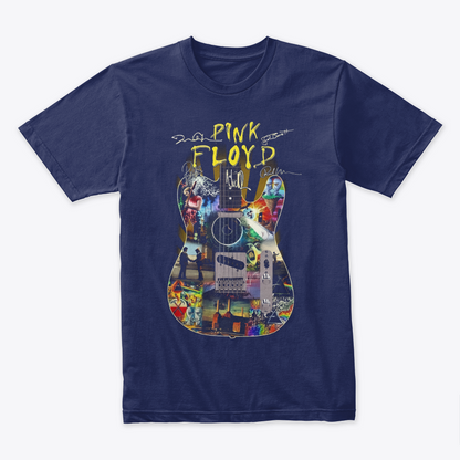 Camiseta Algodon Pink Floyd Guitar Style