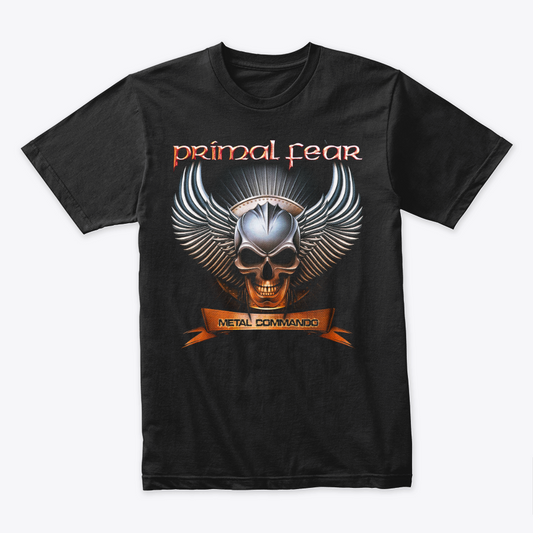 Camiseta Algodon Primal Fear Metal Commando