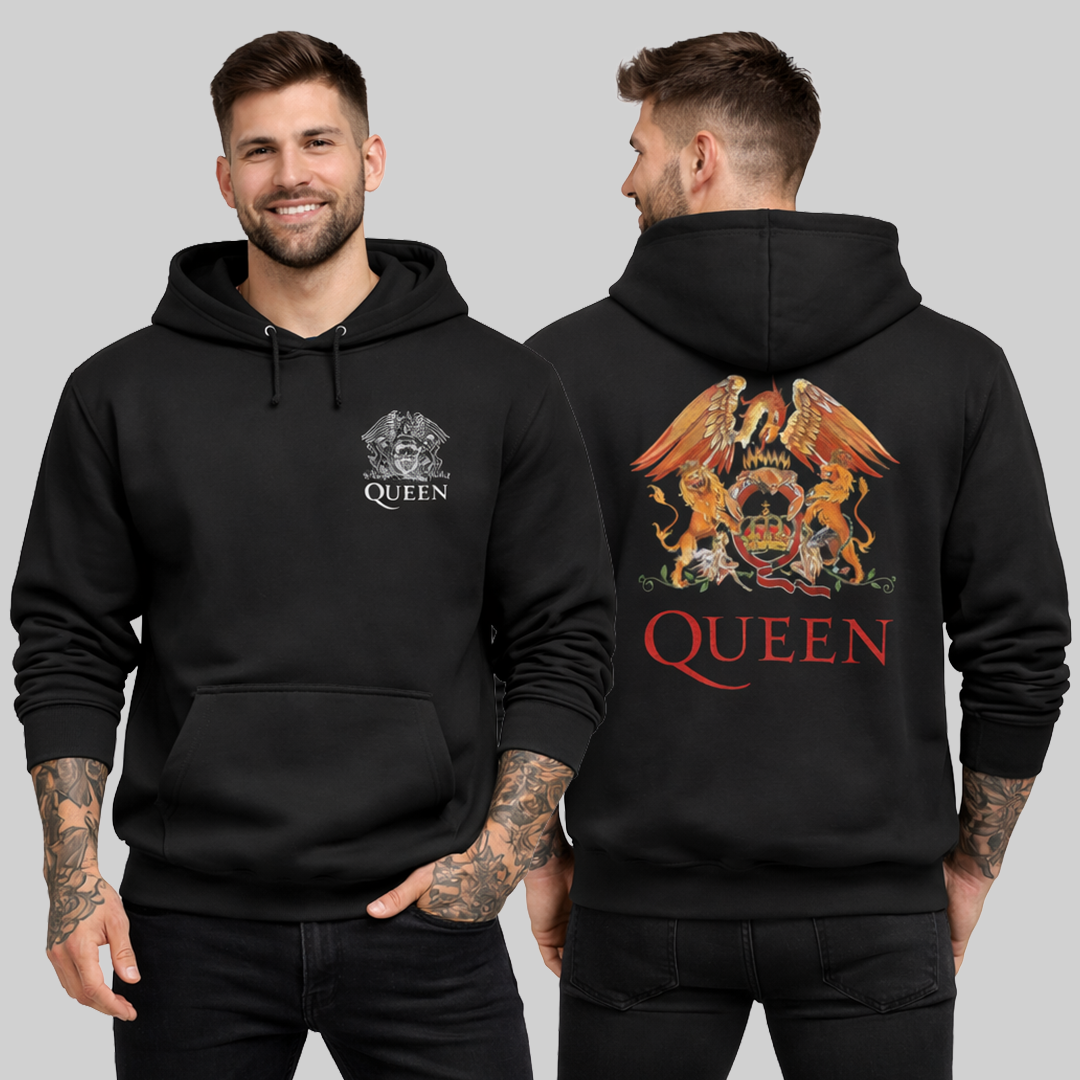 Buzo Capota doble Estampado Queen Logo