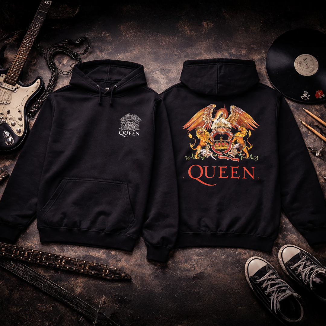 Buzo Capota doble Estampado Queen Logo