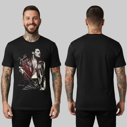 Camiseta Algodon Freddie Mercury Poster Vintage