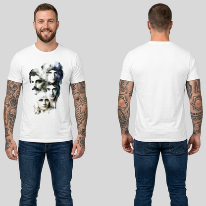 Camiseta Algodon Queen Art Rock Style2