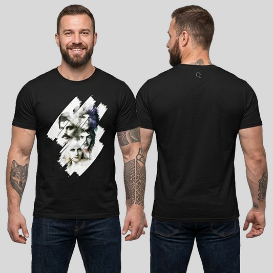 Camiseta Algodon Queen Art Rock Style