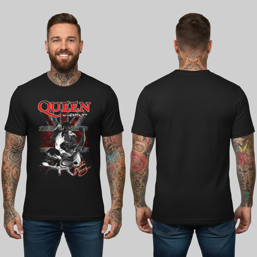 Camiseta Algodon Queen We Will Rock You