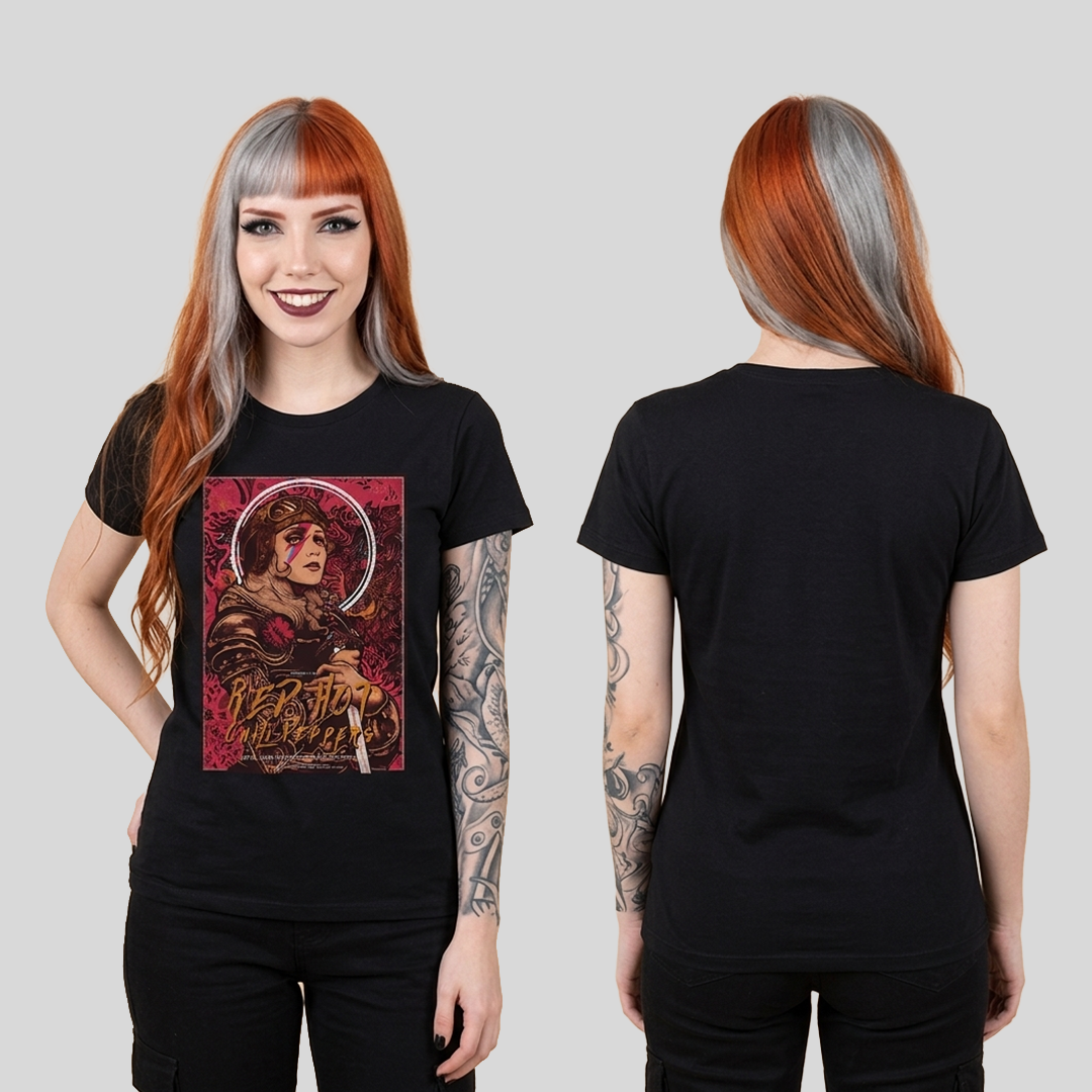 Camiseta Poster Style Red Hot Chilli Peppers RHCP mujer