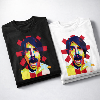 Camiseta Vocalist Art Red Hot Chilli Peppers RHCP