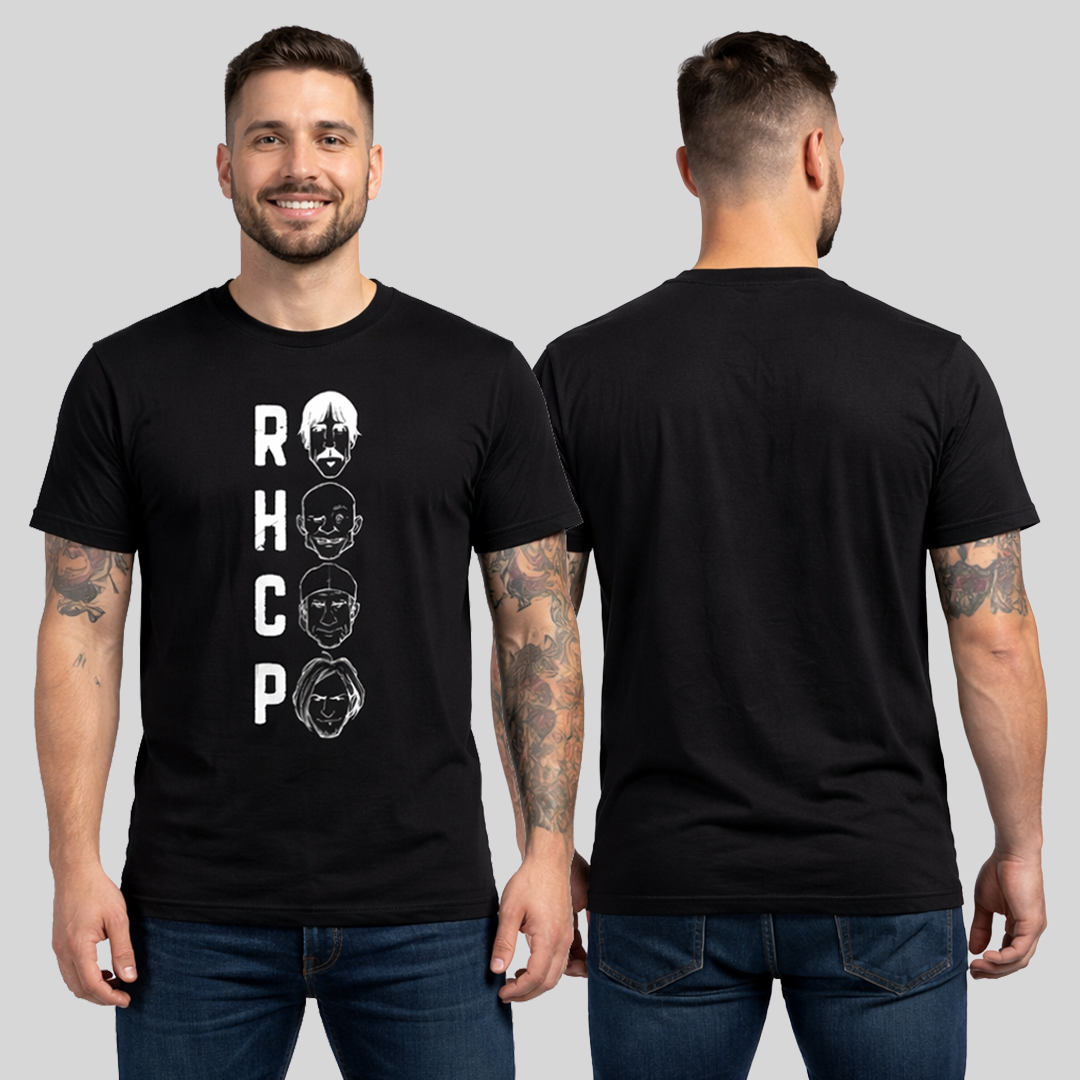 Camiseta Algodón Red Hot Chilli Peppers Vertical