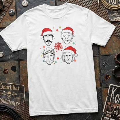 Camiseta Algodón Red Hot Chilli Peppers Navidad
