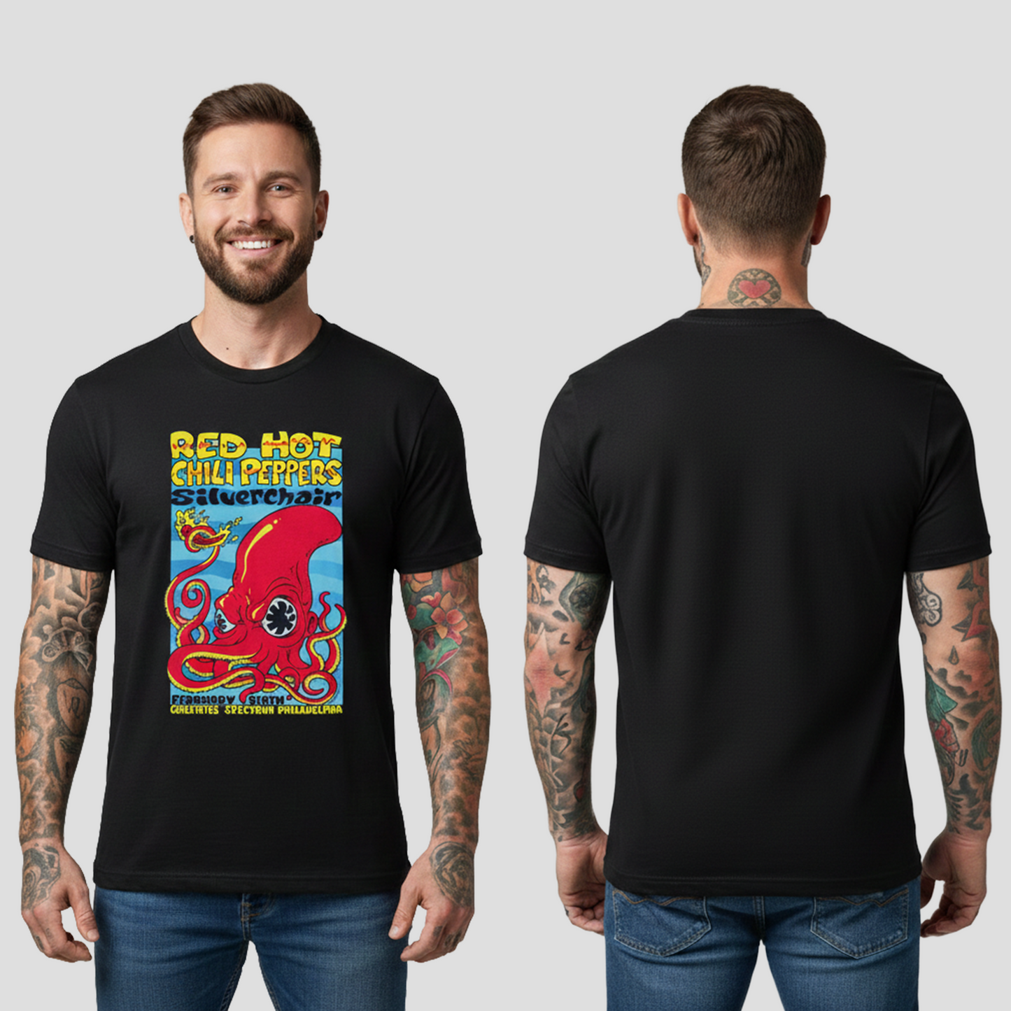 Camiseta Silverchair Red Hot Chilli Peppers RHCP