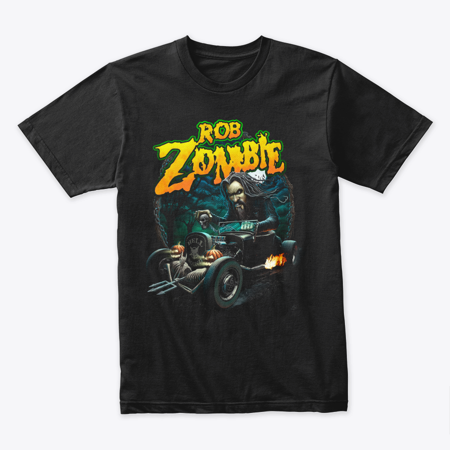 Camiseta Algodon Rob Zombie Car Poster