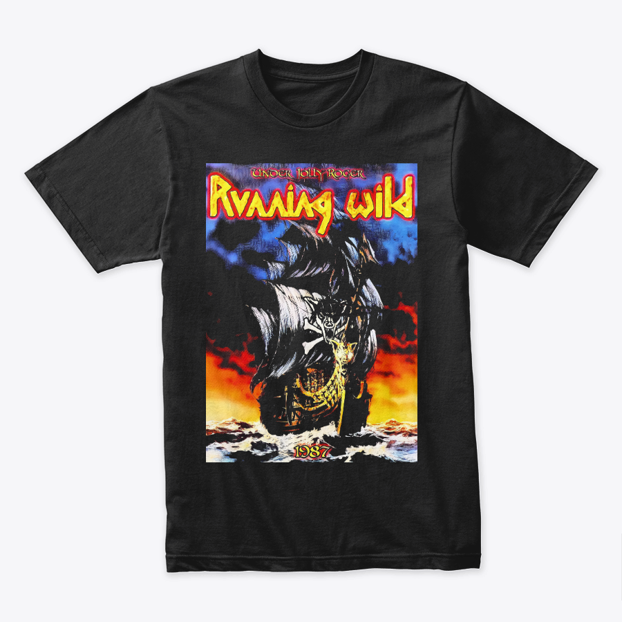 Camiseta Algodon Running Wild Under Jolly Roger
