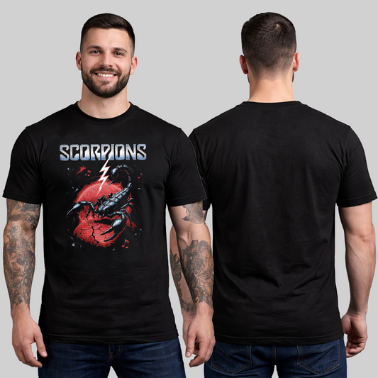 Camiseta Algodon Scorpions Poster!