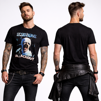 Camiseta Algodon Scorpions Blackout