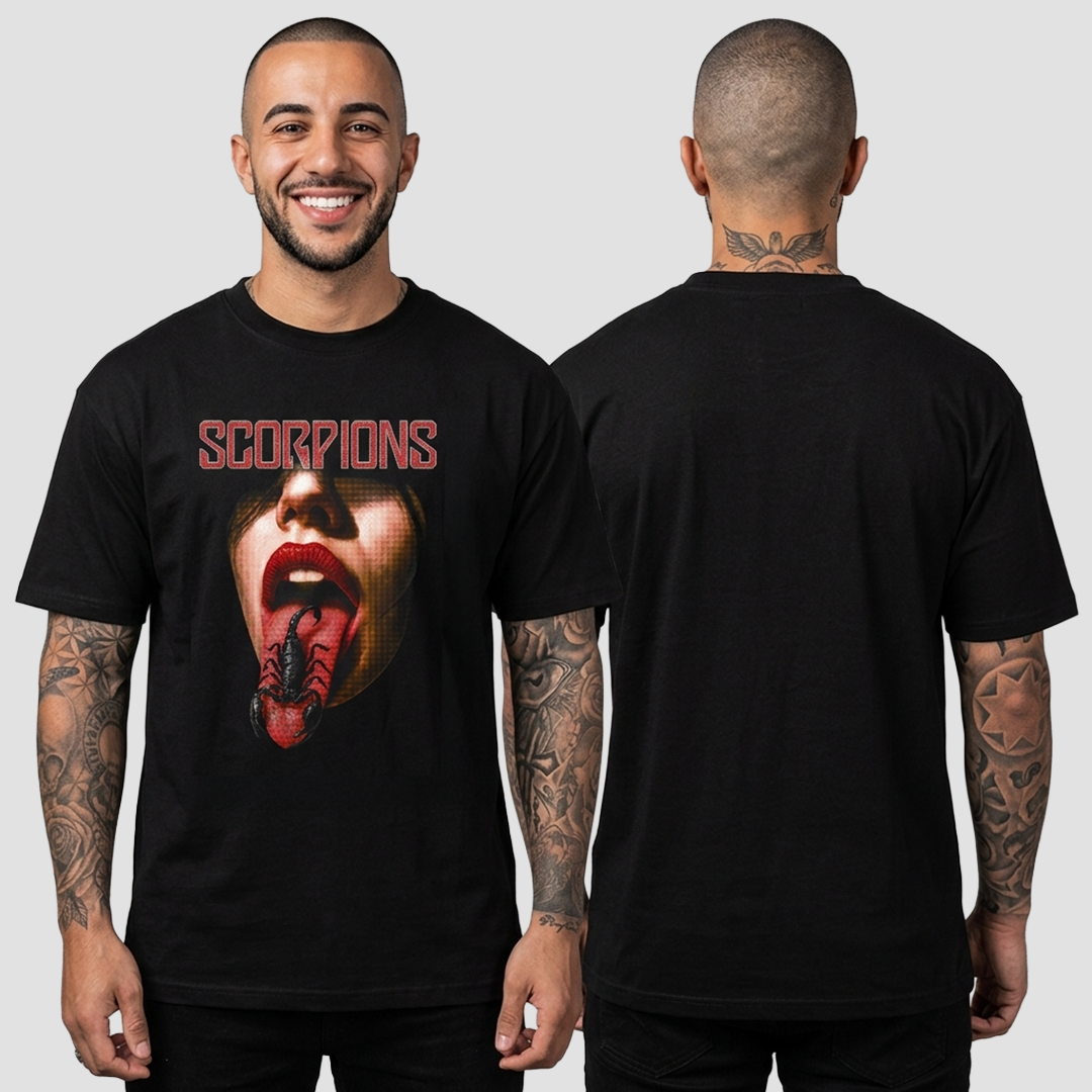 Camiseta Algodon Scorpions Tong