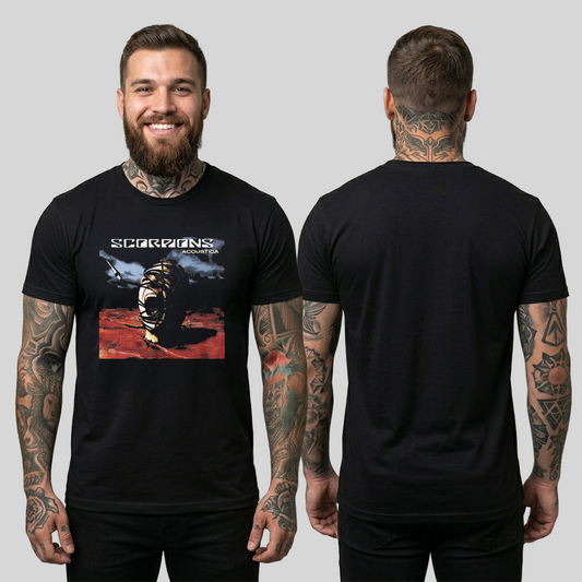 Camiseta Algodon Scorpions Acoustica