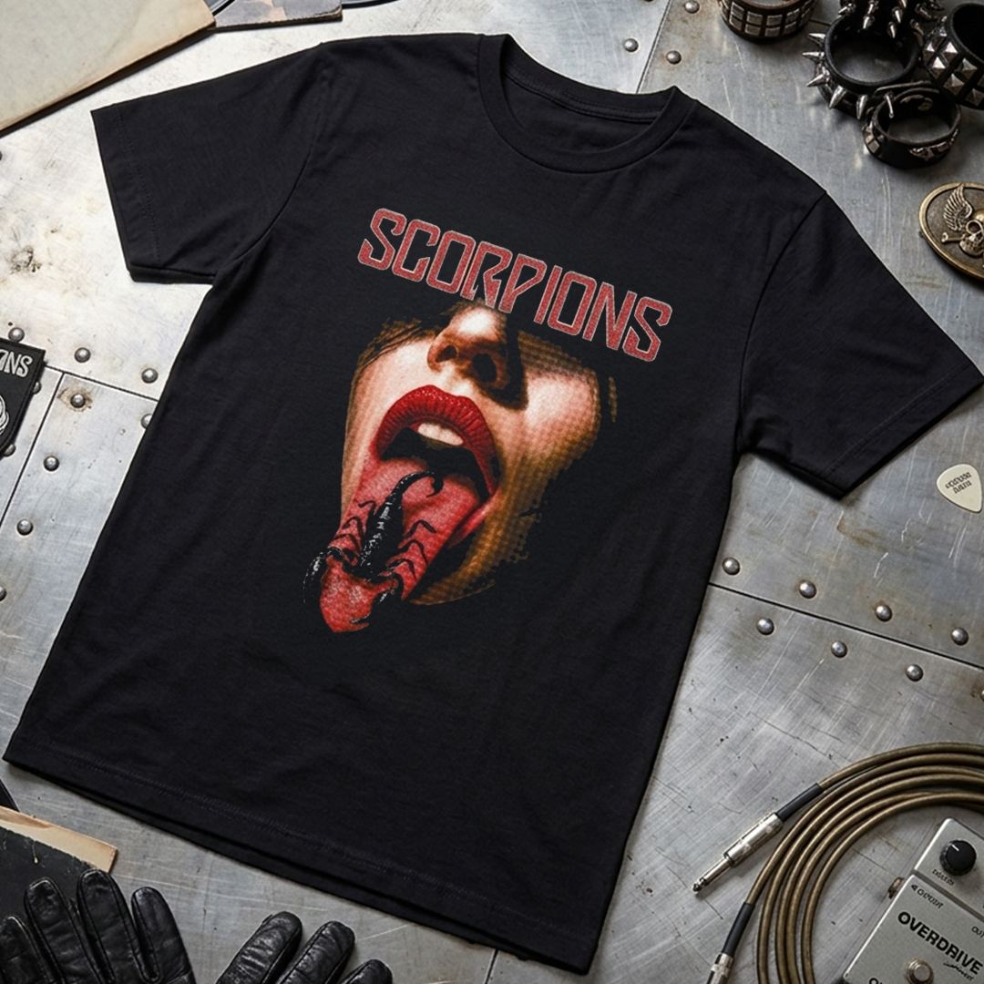 Camiseta Algodon Scorpions Tong