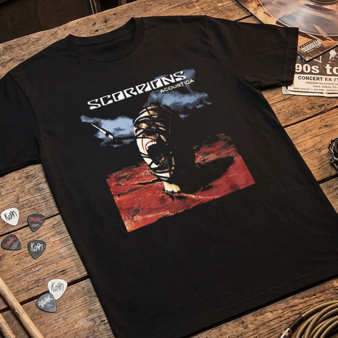 Camiseta Algodon Scorpions Acoustica