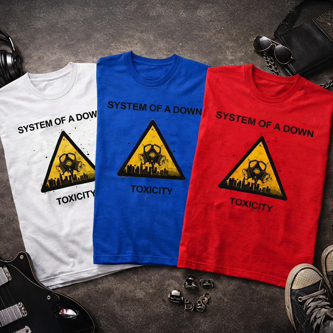 Camiseta Algodon System Of A Down Album Toxicity