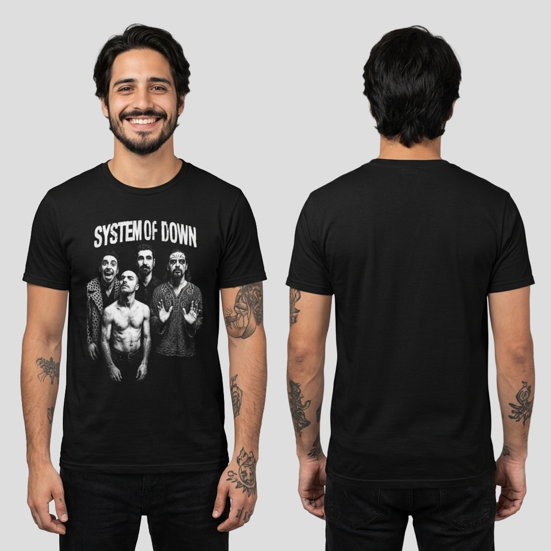 Camiseta Algodon System Of A Down Band 2