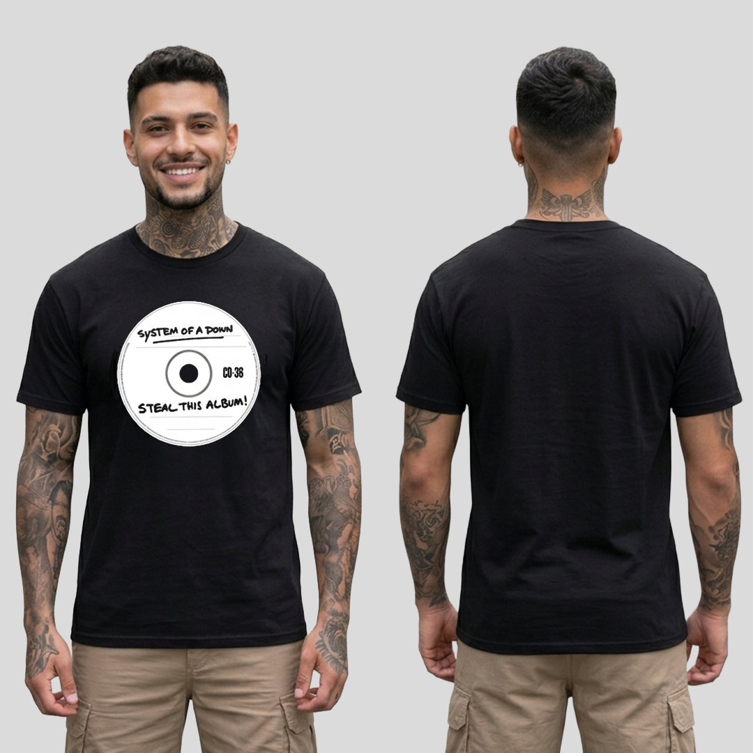 Camiseta Algodon System Of A Down Steal This Album Cover