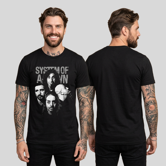 Camiseta Algodon System Of A Down Face Band