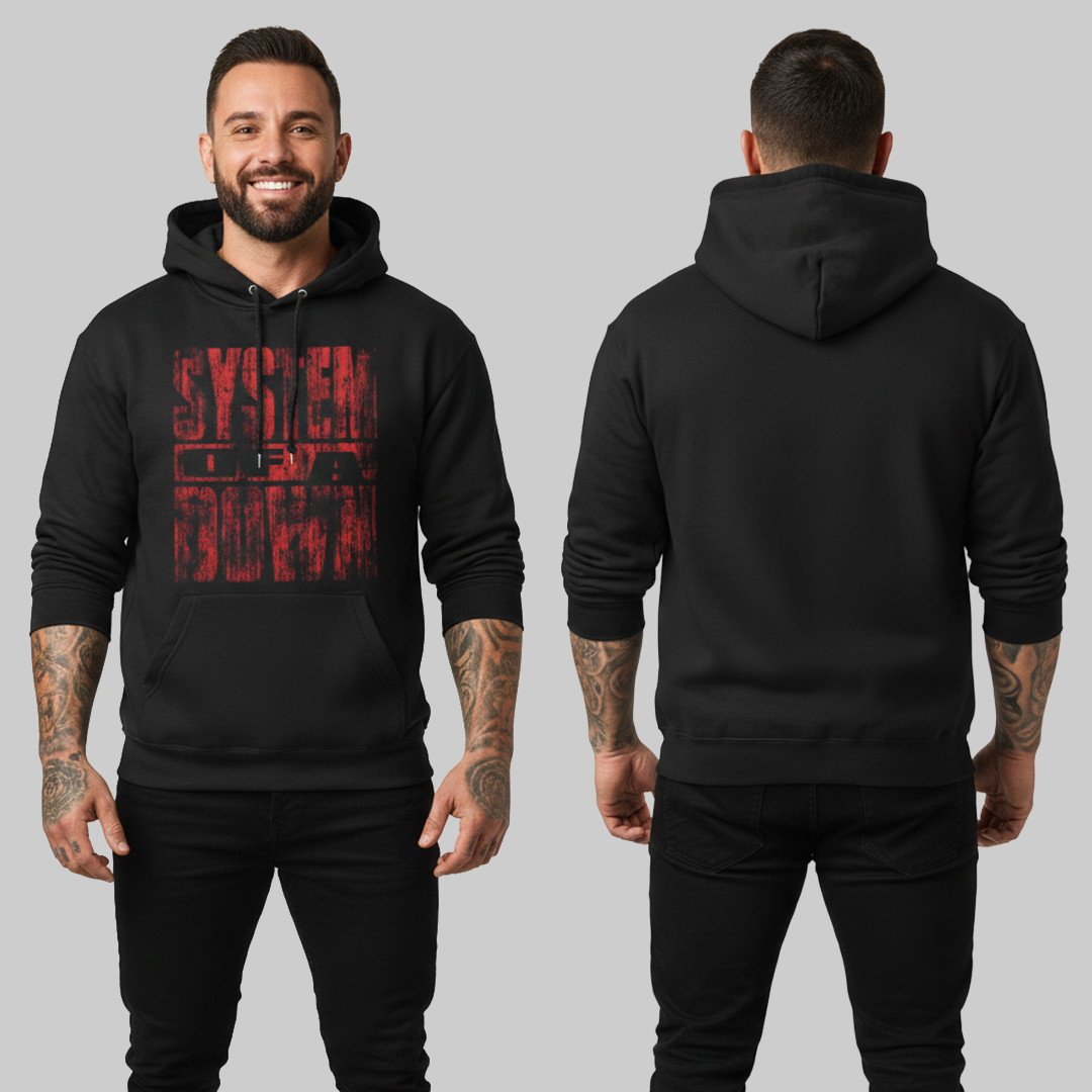 Buzo Capota System Of A Down Red Efecto