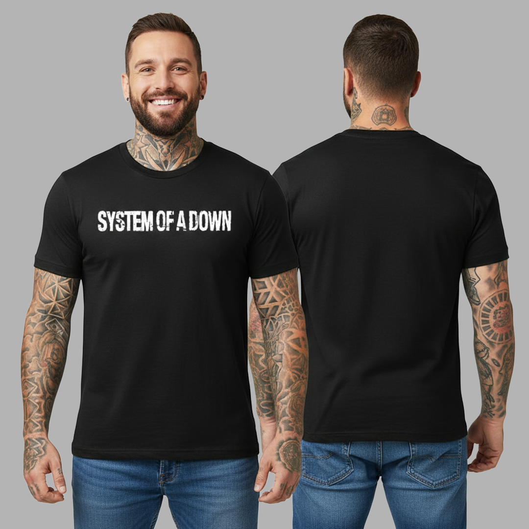 Camiseta Algodon System Of A Down Logo